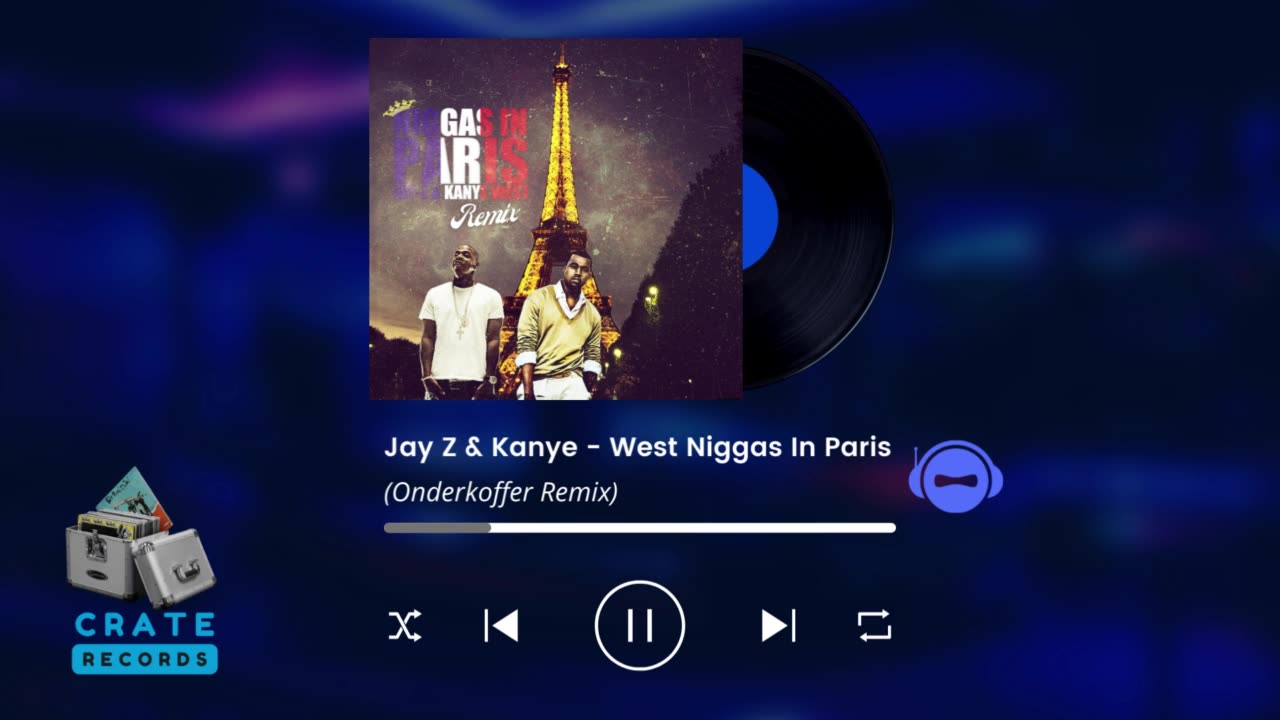 Jay Z & Kanye - West Niggas In Paris (Onderkoffer Remix) | Crate Records