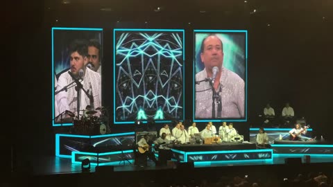 Shazmaan Khan live with his father Rahat fateh ali khan sir At MGM Washington DC 2023