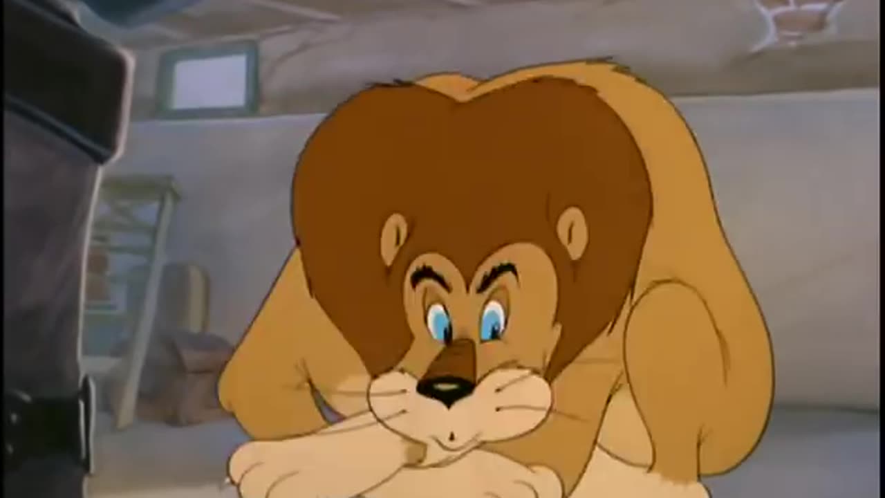 Jery bana lion (tom and jerry carton)