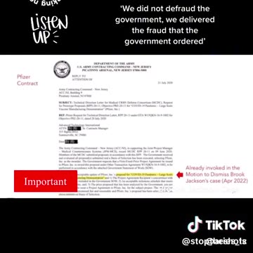 "We delivered the fraud the government ordered..."