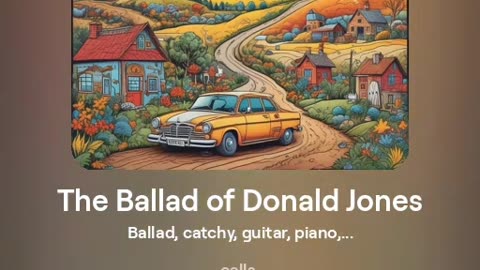 The Ballad of Donald Jones 1