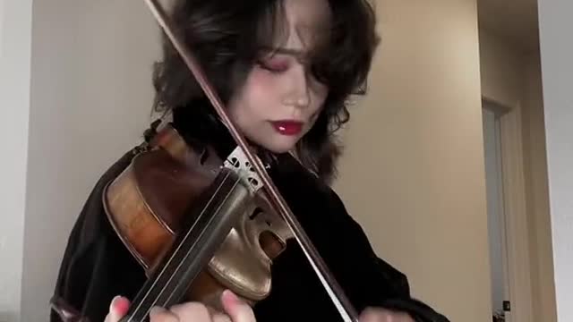 Violin playing