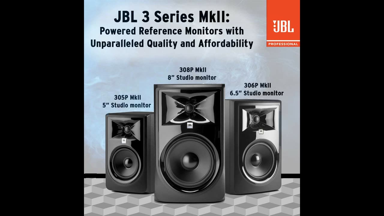 JBL Professional 305P MkII 5 2-Way Powered Studio Monitor