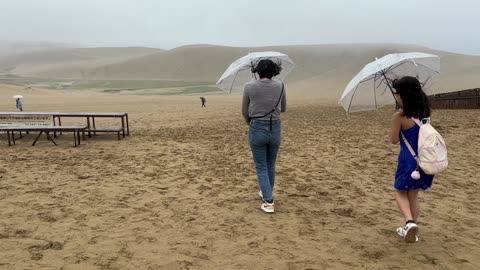 Tottori sand dunes and sand museum japan