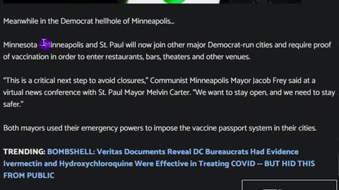 Big Minnesota Cities Require Jab Passes