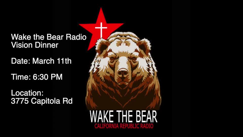 Wake the Bear Radio Vision Dinner Invite