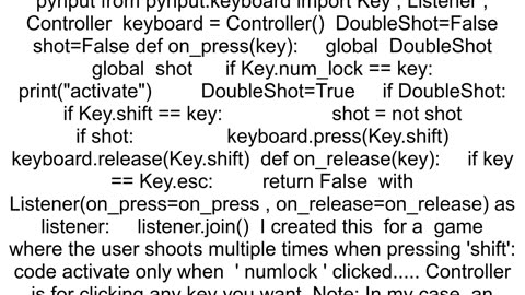 How to detect keypress in python using keyboard module