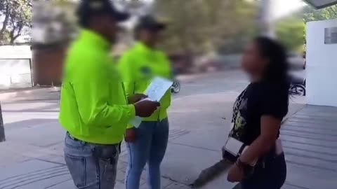 Mujer capturada por extorsión en Cartagena