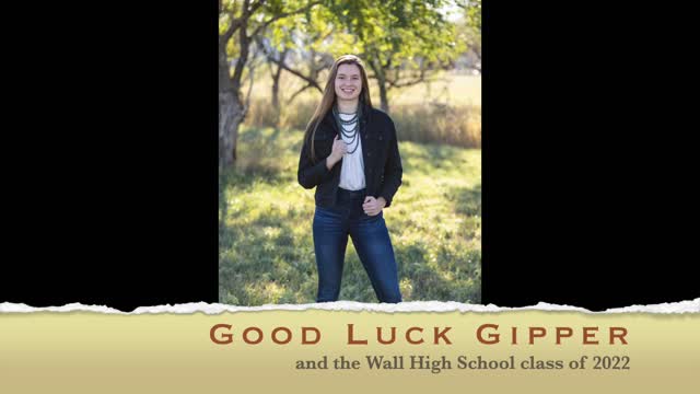 2022 WHS graduation video for Regan