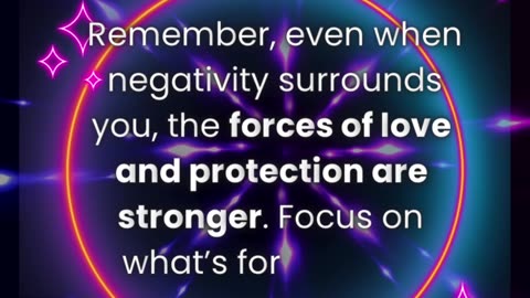 Stronger Than Negativity: Choose Love & Protection