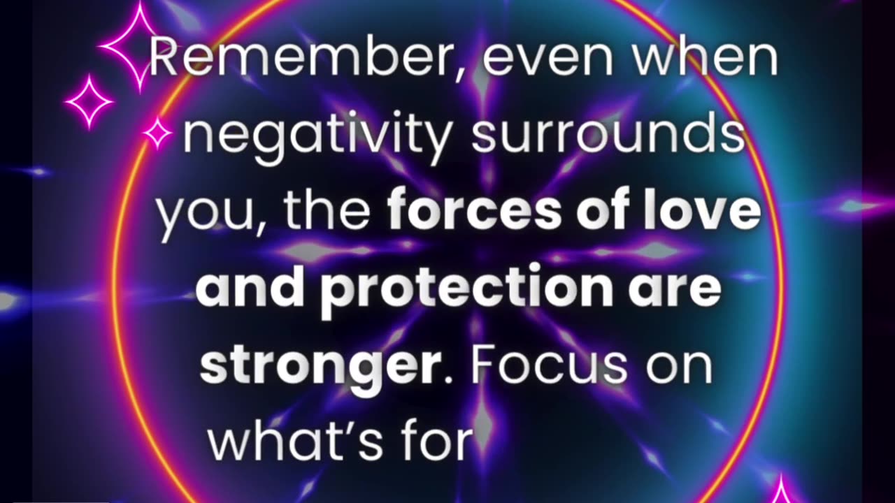 Stronger Than Negativity: Choose Love & Protection