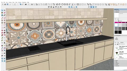 Kitchen | 3D View | at SketchUp