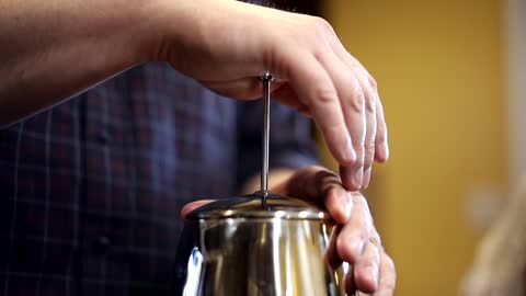 coffee french press hot beverage drink caffeine