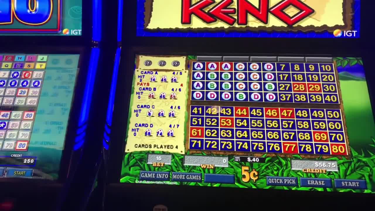 8/10 and 6 of 7 highlight this KENO and Casino Session