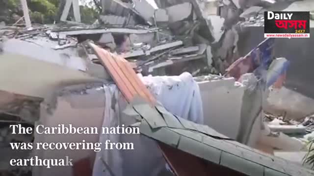 Haiti Earthquake : Footage shows immediate aftermath