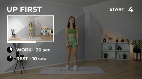 15 min FUNNY TABATA EXPRESS WORKOUT (Mood Booster) - Full Body Cardio, Standing Workout