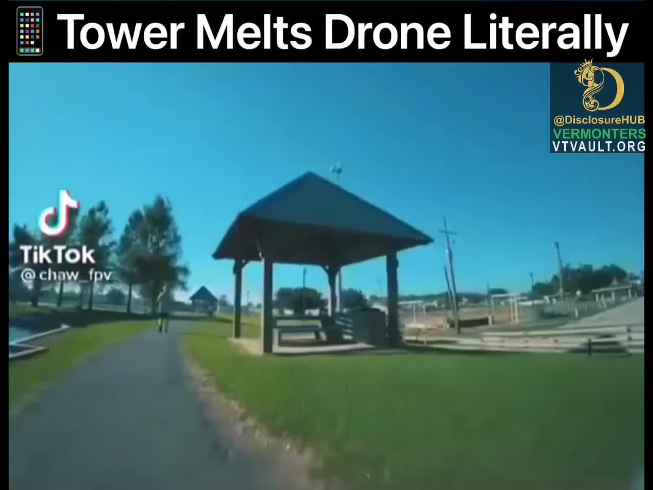 5g tower seems to literally melt this drone!