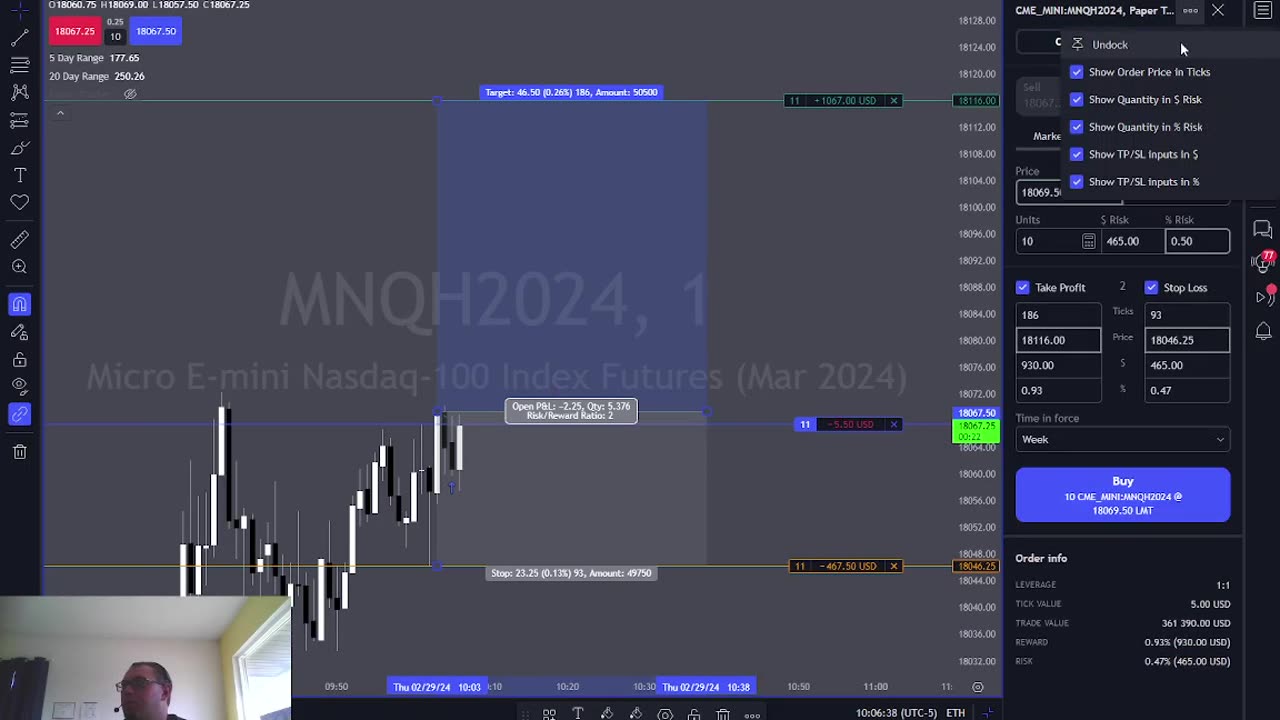 TradingView Built-In Risk Calculator How-To