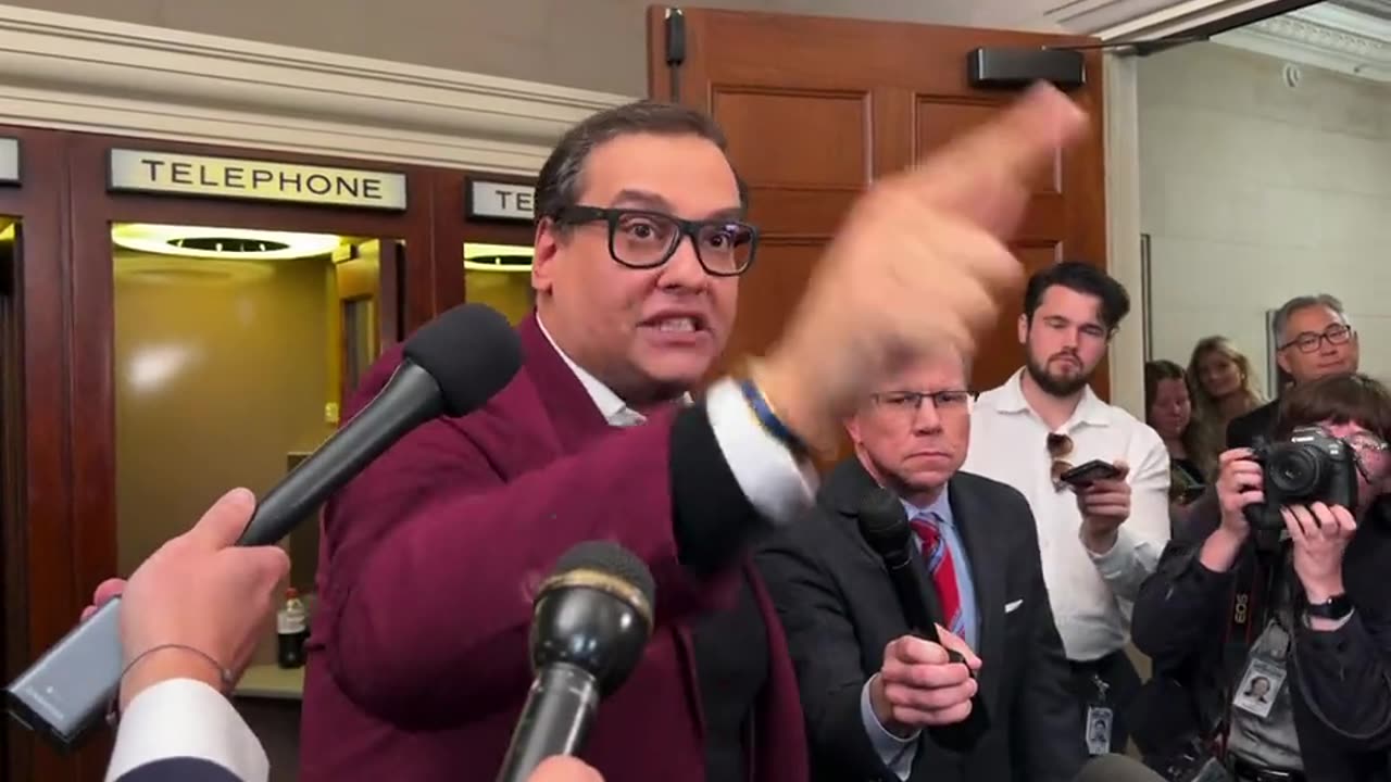 George Santos Goes Off After Being Confronted by 'Terrorist Sympathizer' on Capitol Hill