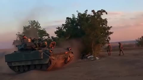 Ukrainian Bradley Somewhere Near Zap