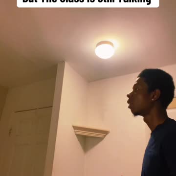 When It’s Your Turn To Present But The Class Is Still Talking