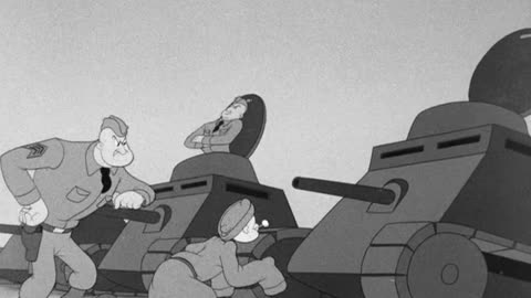 Popeye the Sailor - 1942x06 - Many Tanks