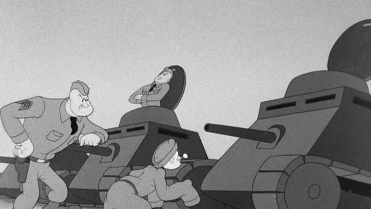 Popeye the Sailor - 1942x06 - Many Tanks