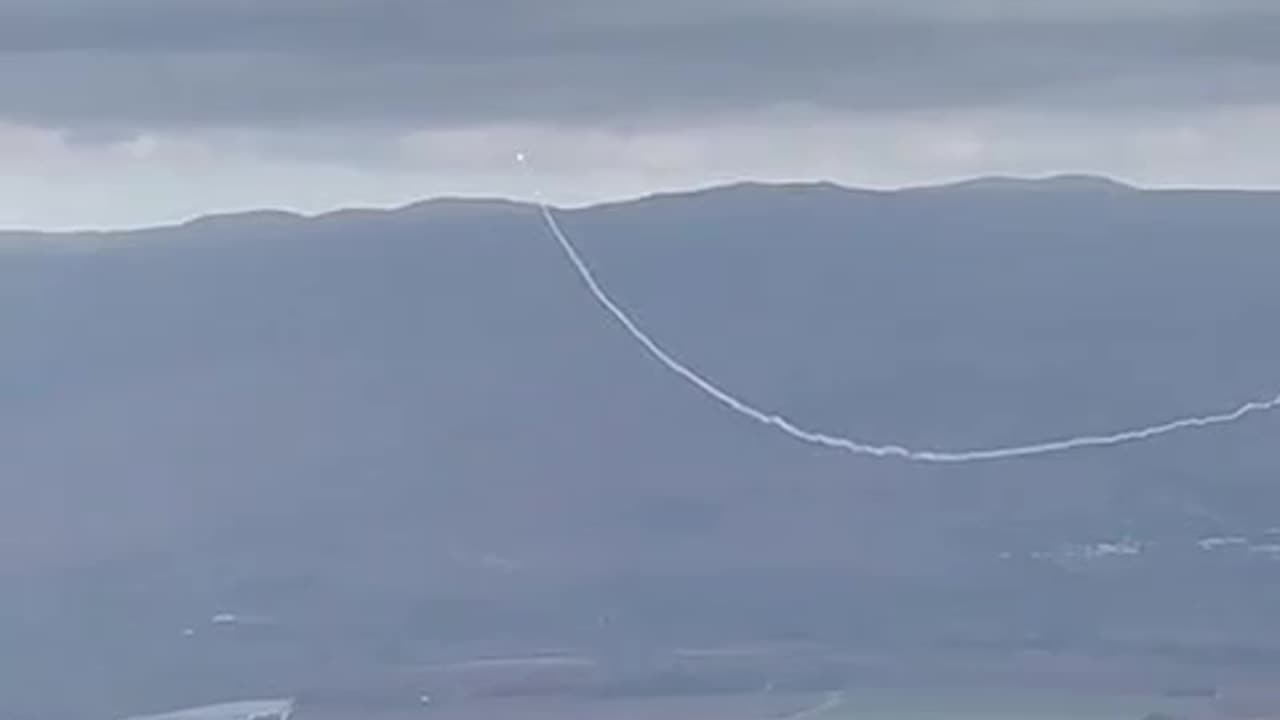 Israel Iron Dome system interception