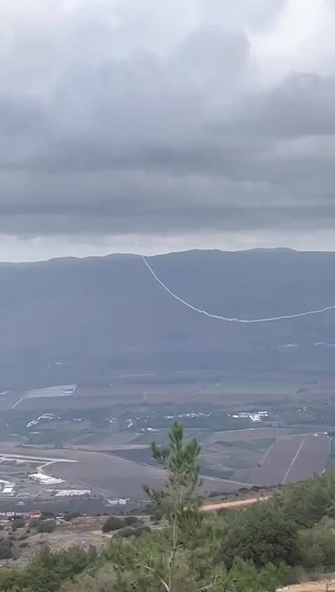 Israel Iron Dome system interception