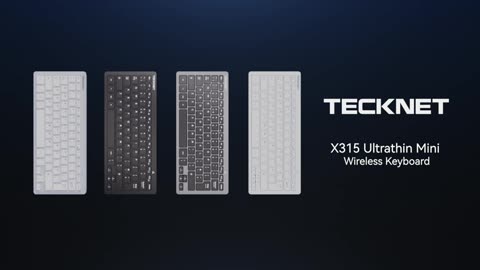 TECKNET 2.4G Wireless Keyboard, Ultra Slim