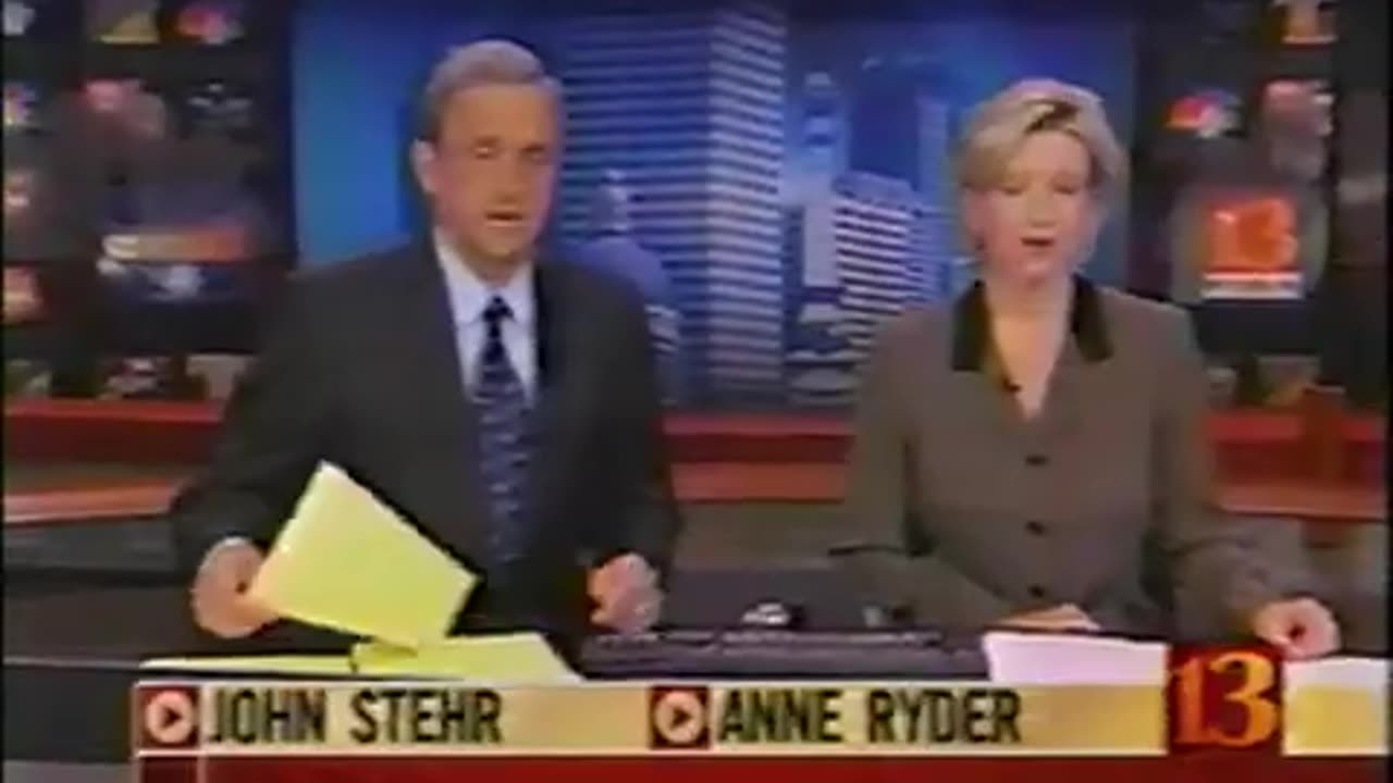 May 9, 2001 - Beginning of Indianapolis WTHR 11PM Newscast