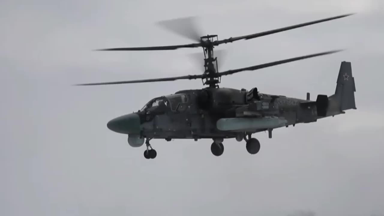 An army aviation strike group hit the enemy