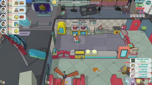 It's actually pretty fun running a cannibal burger joint