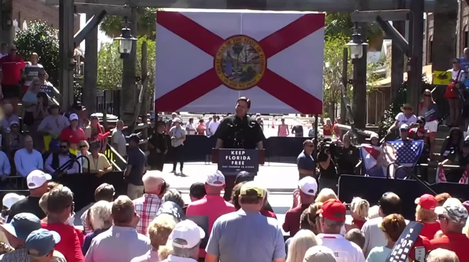 DeSantis: "We are not teaching kids to hate this country, or to hate each other. Not on my watch."