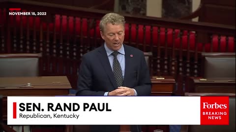 Rand Paul Has A Message For Biden About COVID-19