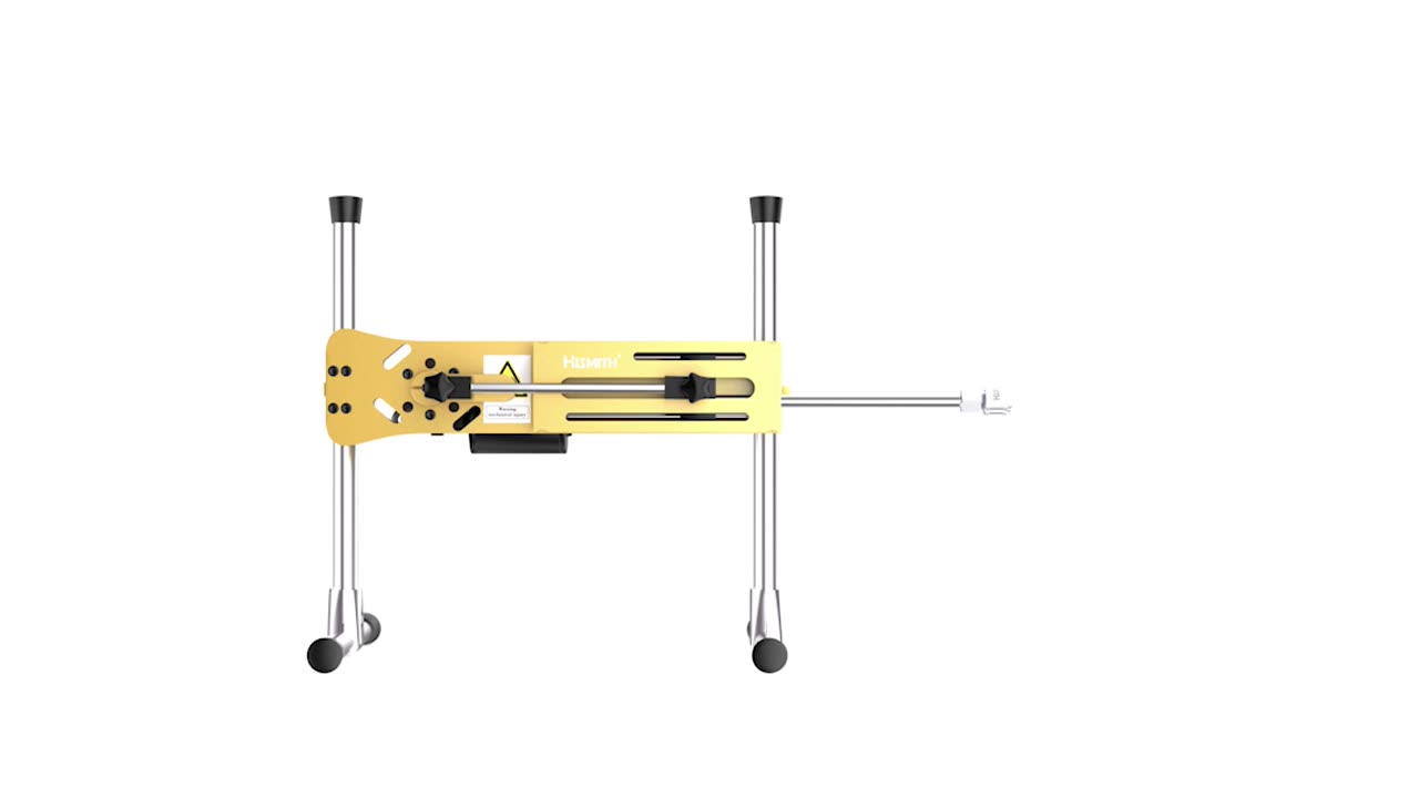 Gold HiSmith Sex Machine AK-01 Kliclok - Remote and App Connectivity