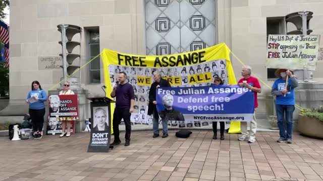 Spike Cohen EXPLODES on the Corporate Media During Assange Demonstration in Washington, D.C.
