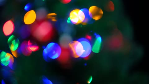 Lights Bokeh Christmas Fairy Lights Multicoloured