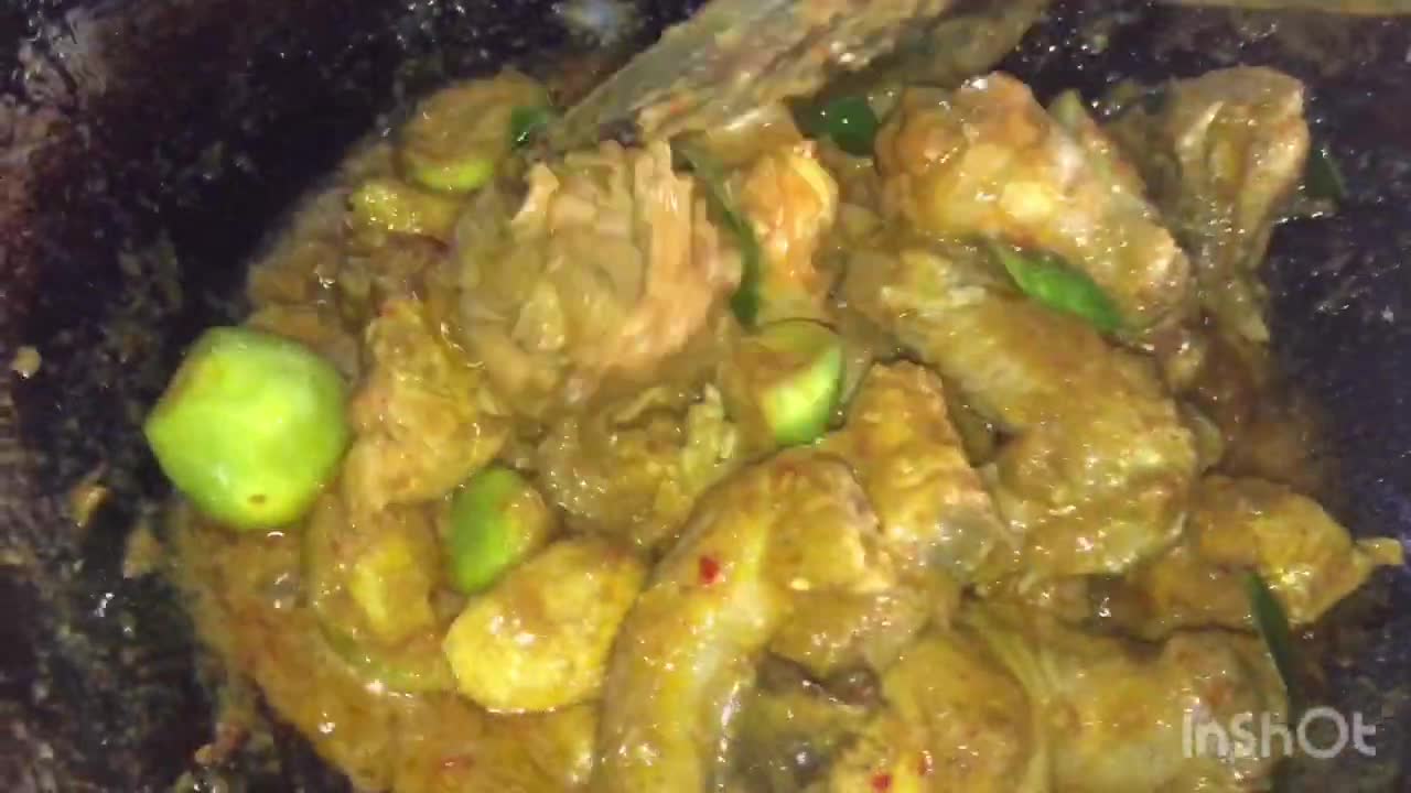 Resipi ayam phad phet bersama terung masakan thai pasti sedap_ ผัดเผ็ดไก่