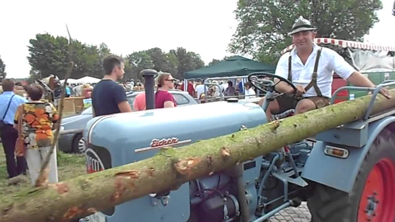 25 Jahre Pferdetag im Knoblauchsland Nürnberg Buch 21.8.2011 Teil 2 - Traktorfahrer