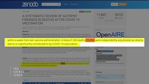 Autopsy Review Blows Government Narrative Out of the Water on vaccines