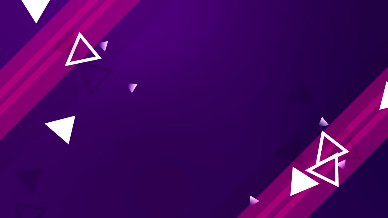 Animation of purple background and white triangles