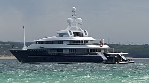 Tom Cruise's Yacht In St Ives, Cornwall, UK - 23/07/21