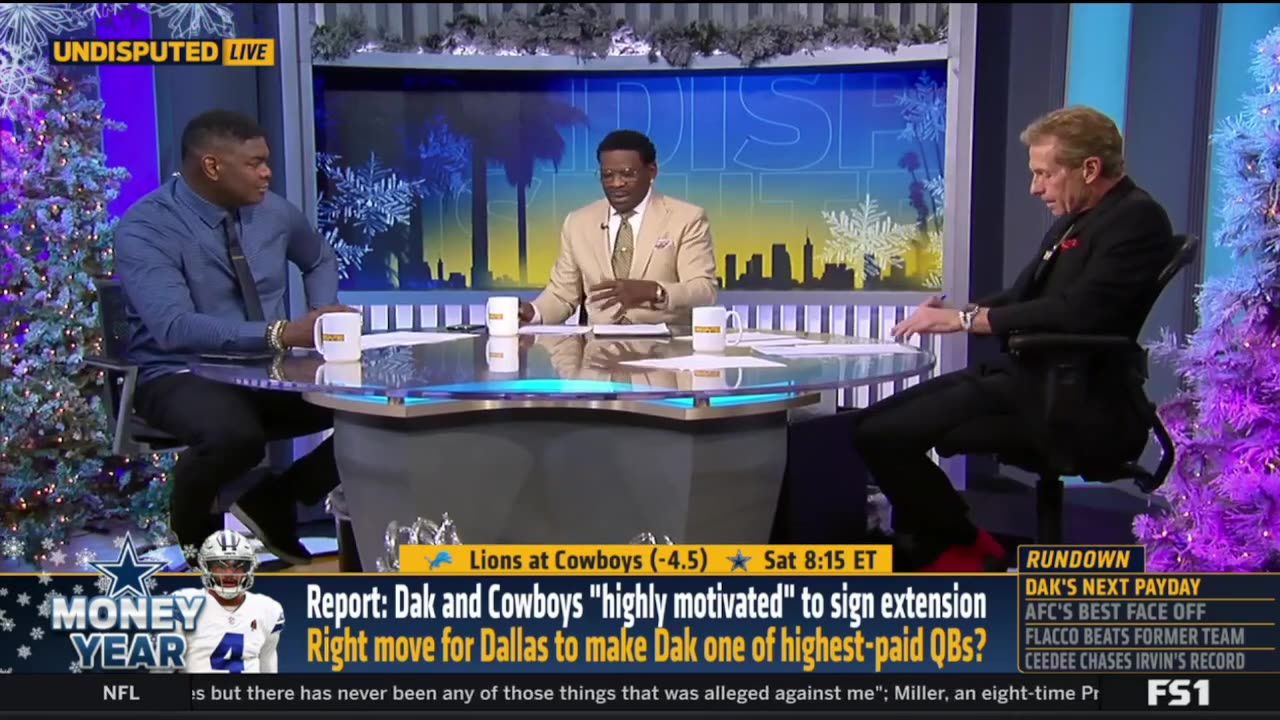 UNDISPUTED Skip Bayless reacts Dak and Cowboys highly motivated to sign extension