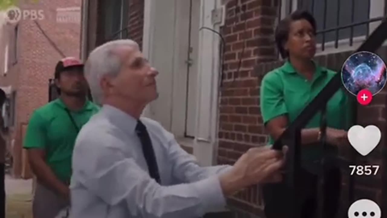 Fauci going door-to-door trying to get people to get the shot & lying to them about everything.