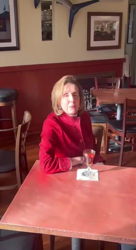 Man in San Francisco has an encounter with Pelosi.