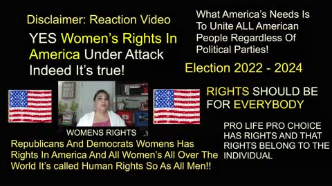 Election 2022 - 2024 / Human Rights / Unite All Americans / Republicans / Democrats