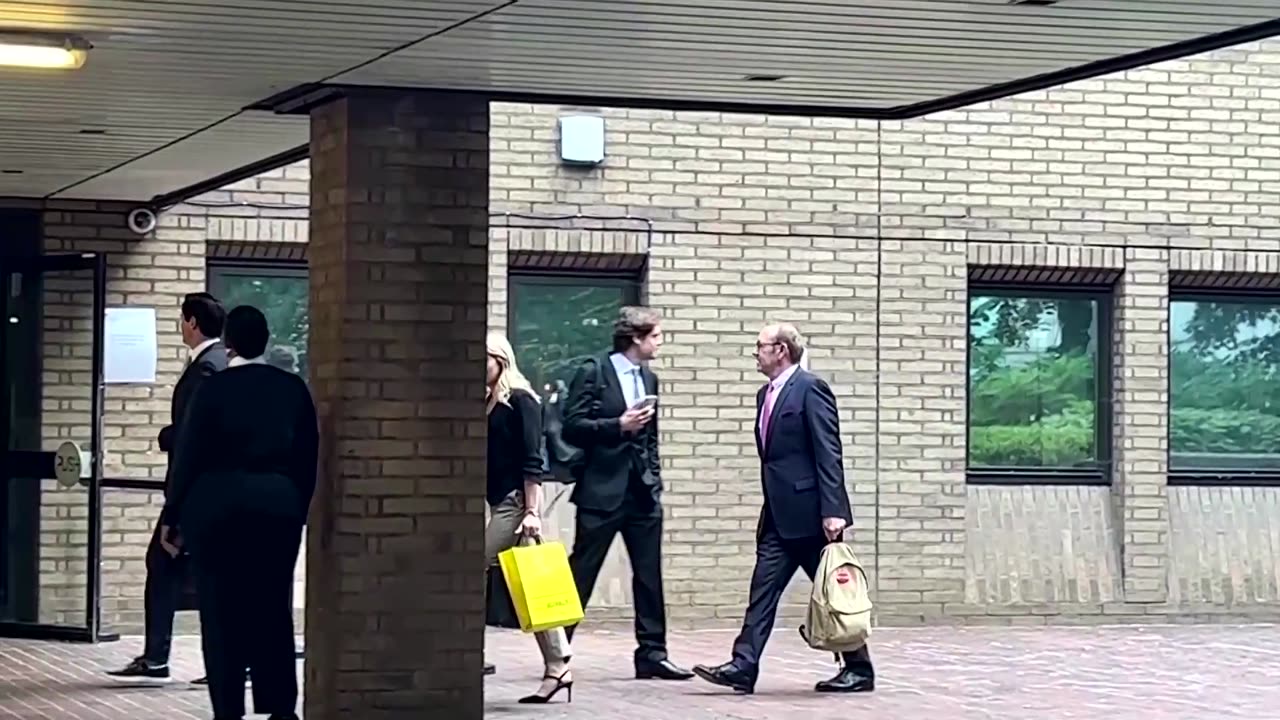 Kevin Spacey arrives at court on his birthday