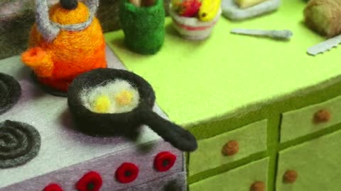 WoolFelt Tiny Kitchen