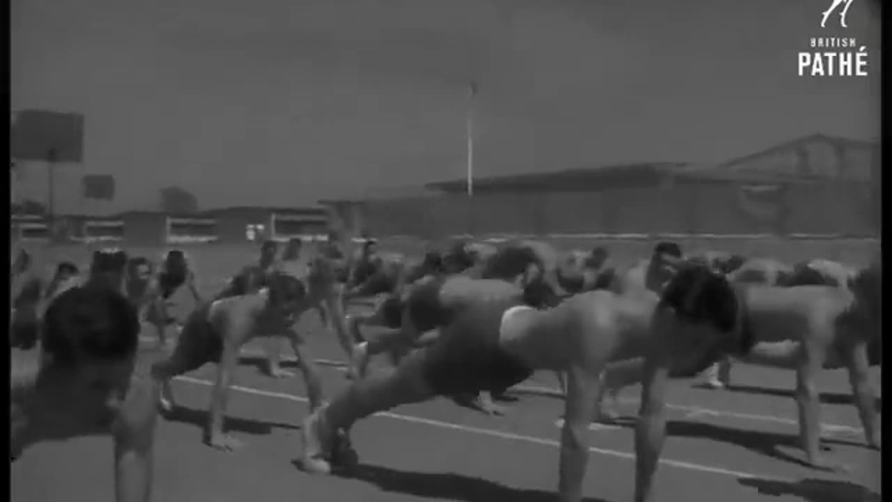 A high school fitness program from 1962 - Time when junk food and GMOs was unknown